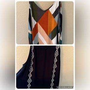 Torrid Summer Tank Tops (2) Size 1 (14-16) Colorful